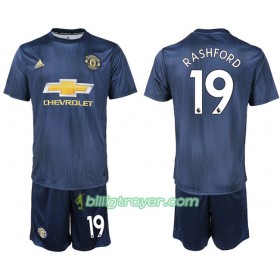 Billige Fotballdrakter Manchester United RASHFORD 19 Barn Tredjedraktsett 2018/19 Kortermet